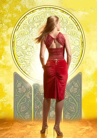 V-laced dress  TANGOLACE